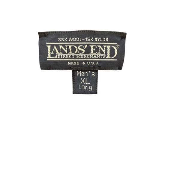 Lands’ End l. Men’s Vintage. Wool Crewneck. Pullover Sweater. Size XL Long - Picture 4 of 4